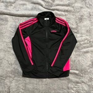 Girls Adidas warm up jacket